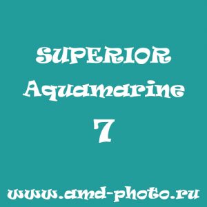 Фон бумажный SUPERIOR Aquamarine 7, аналог COLORAMA Sea Blue 85
