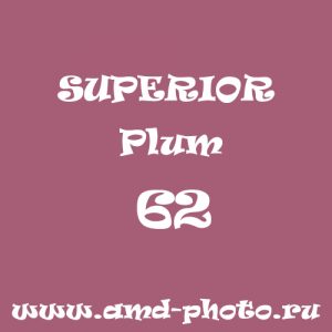 Фон бумажный SUPERIOR Plum 62, COLORAMA Damson 44