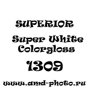 Пластиковый глянцевый белый фон SUPERIOR Colorama Colorgloss 1x1,30 Super White 1309