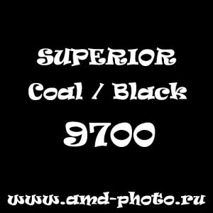 Пластиковый матовый черный фон SUPERIOR Colorama Coal 9700