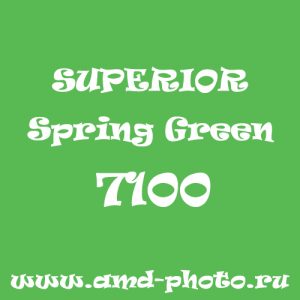 Пластиковый матовый зеленый фон SUPERIOR Colorama Spring Green 7100