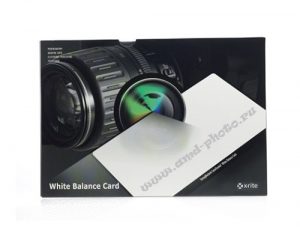 Мишень X-Rite ColorChecker White Balance (M50101) серая карта