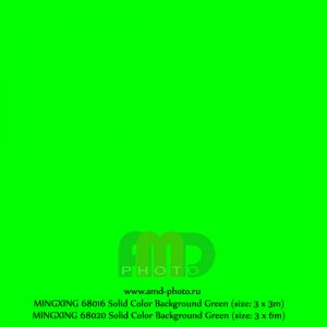 Фон тканевый однотонный MINGXING Solid Color Background Green