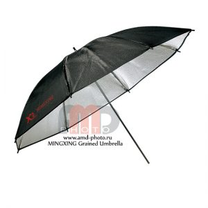 Гранулированный серебристый фотозонт MINGXING Grained Umbrella